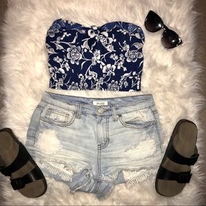Hollister Blue Hawaiian Bandeau